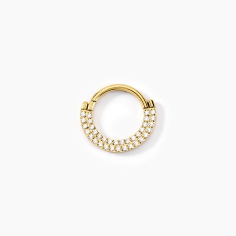 Piercing Septum Bettris Acier Jaune Oxyde De Zirconium - Bijoux fantaisie Femme | Marc Orian