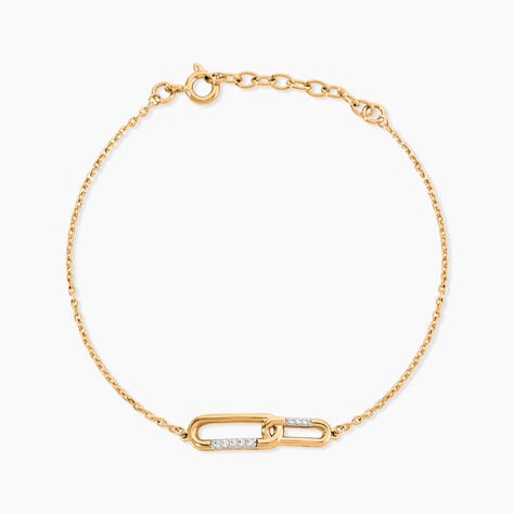 Bracelet Plaqu&eacute; Or Mietta Oxydes De Zirconium - Bracelets fantaisie Femme | Marc Orian