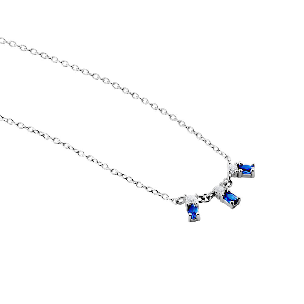 Collier Argent Blanc Augusts Oxydes De Zirconium - Colliers avec pierres Femme | Marc Orian