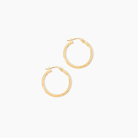 Cr&eacute;oles Xanthia Or Jaune - Cr&eacute;oles Femme | Marc Orian