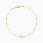Bracelet Barabal Or Jaune Oxyde De Zirconium - Bracelets cha&icirc;nes Femme | Marc Orian
