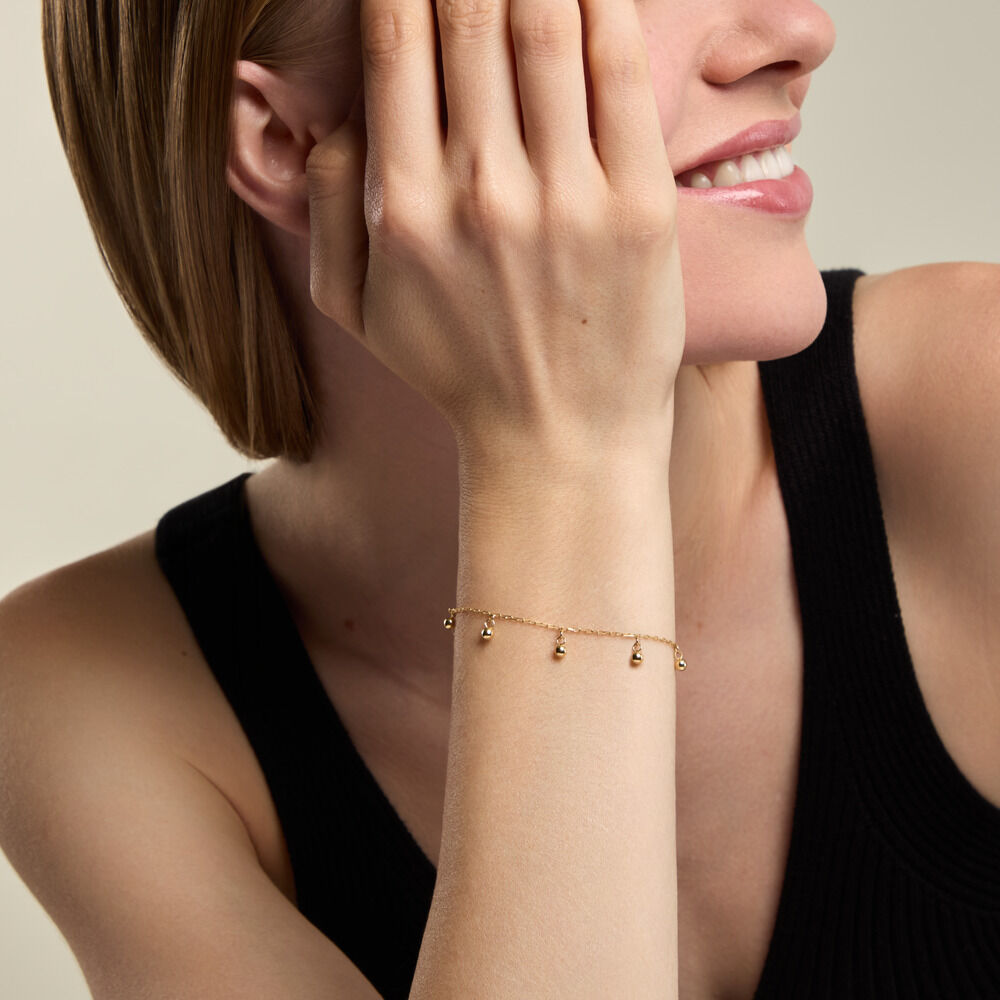 Bracelet Bethanie Argent Dor&eacute; A L'Or 750/1000 - Bracelets cha&icirc;nes Femme | Marc Orian