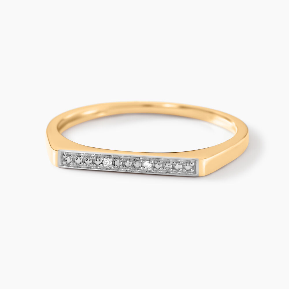Bague Keaton Or Jaune Diamant - Bagues pierres précieuses Femme | Marc Orian