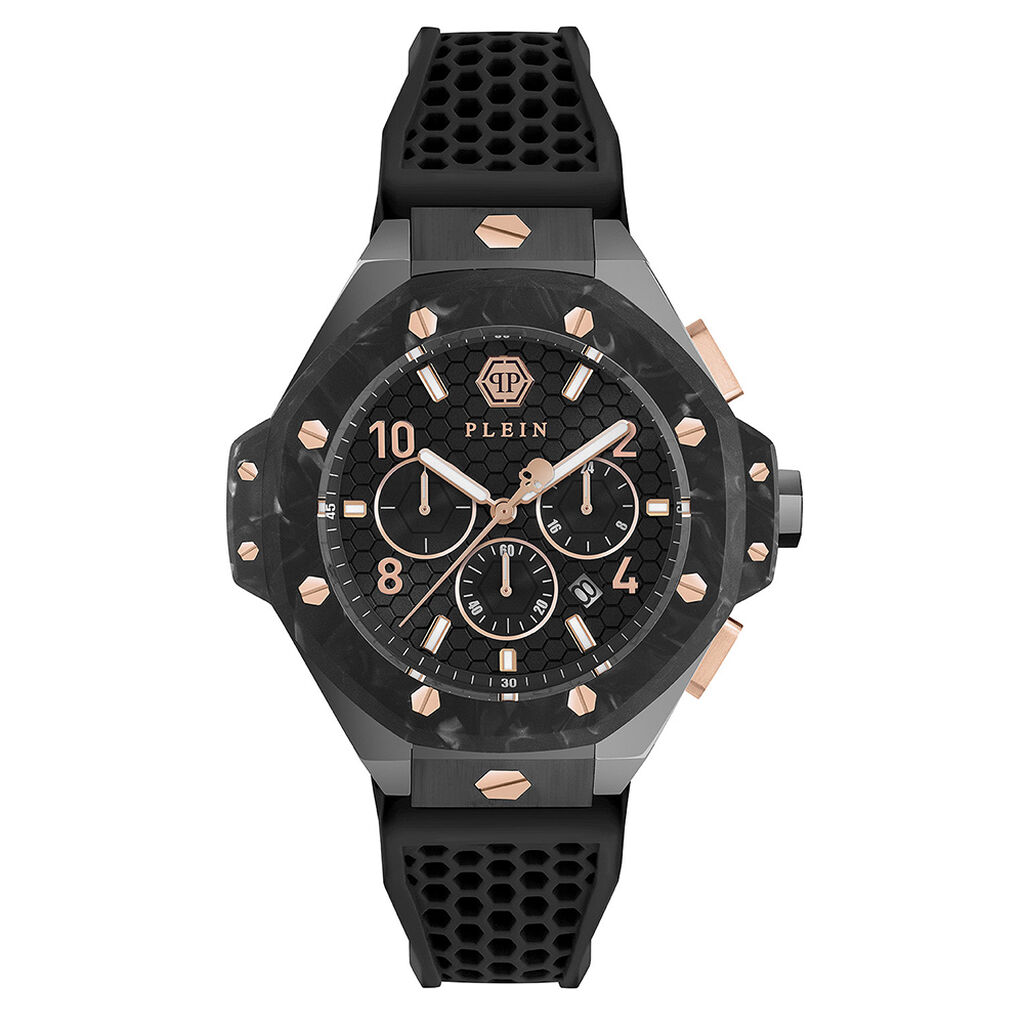 Montre Philipp Plein Chrono Royal Noir - Montres étanches Homme | Marc Orian