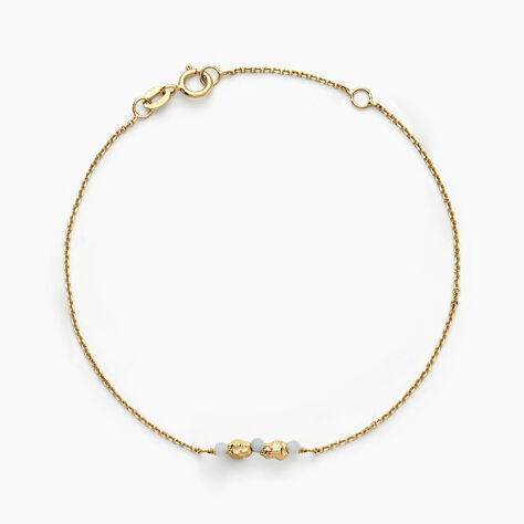 Bracelet Natille Or Jaune Amazonite - Bracelets cha&icirc;nes Femme | Marc Orian