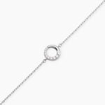 Bracelet Katrina Argent Blanc Oxyde De Zirconium - Bracelets fantaisie Femme | Marc Orian