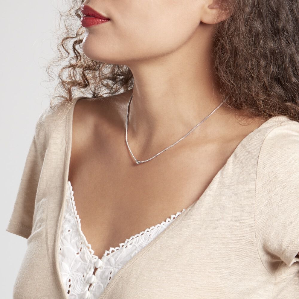 Collier Narimene Argent Blanc - Colliers Femme | Marc Orian