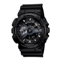 cadran noir fond noir bracelet résine noire