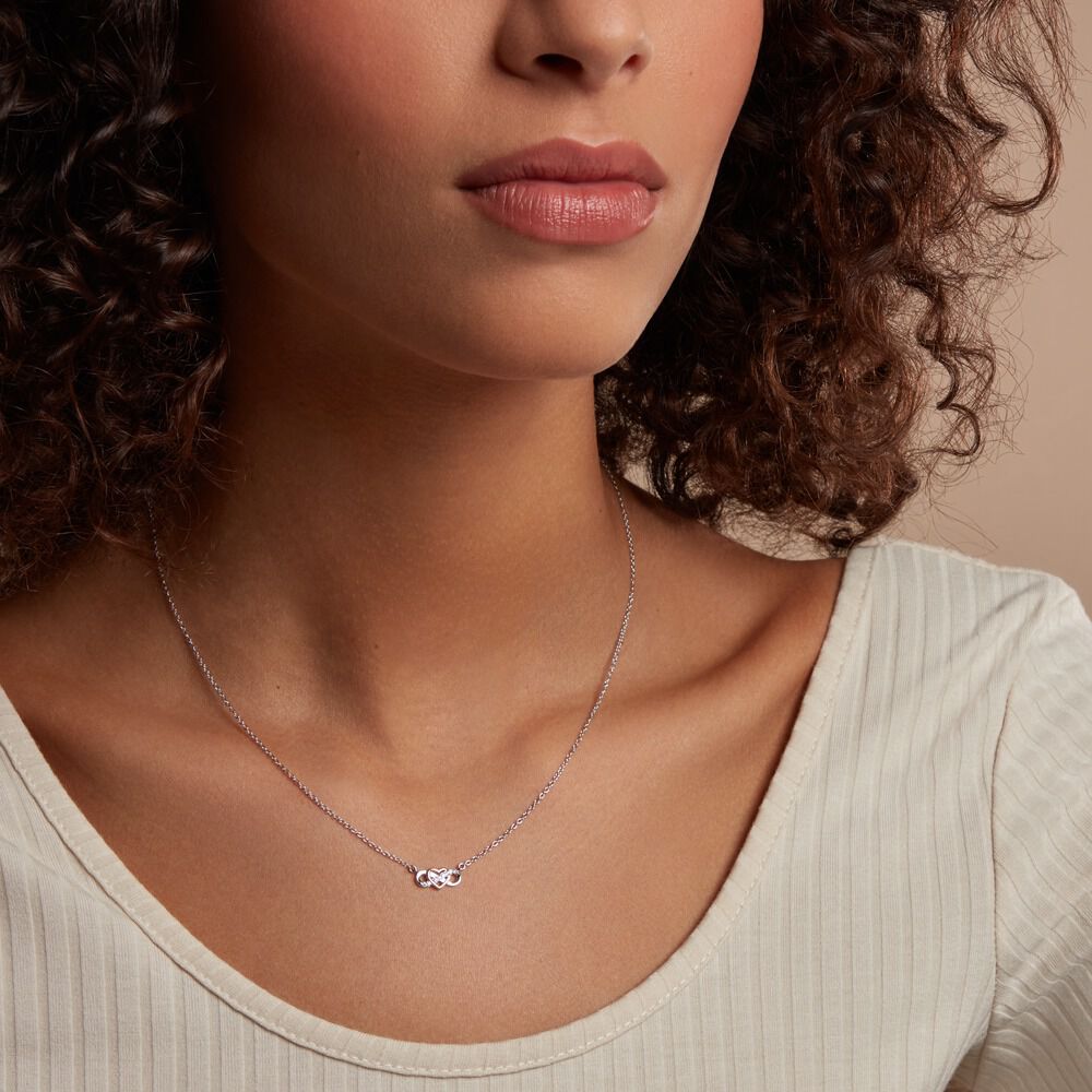 Collier Amuri Argent Bicolore Oxyde De Zirconium - Colliers avec pierres Femme | Marc Orian