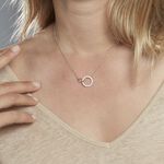 Collier Dita Argent Blanc Oxyde De Zirconium - Colliers avec pierres Femme | Marc Orian