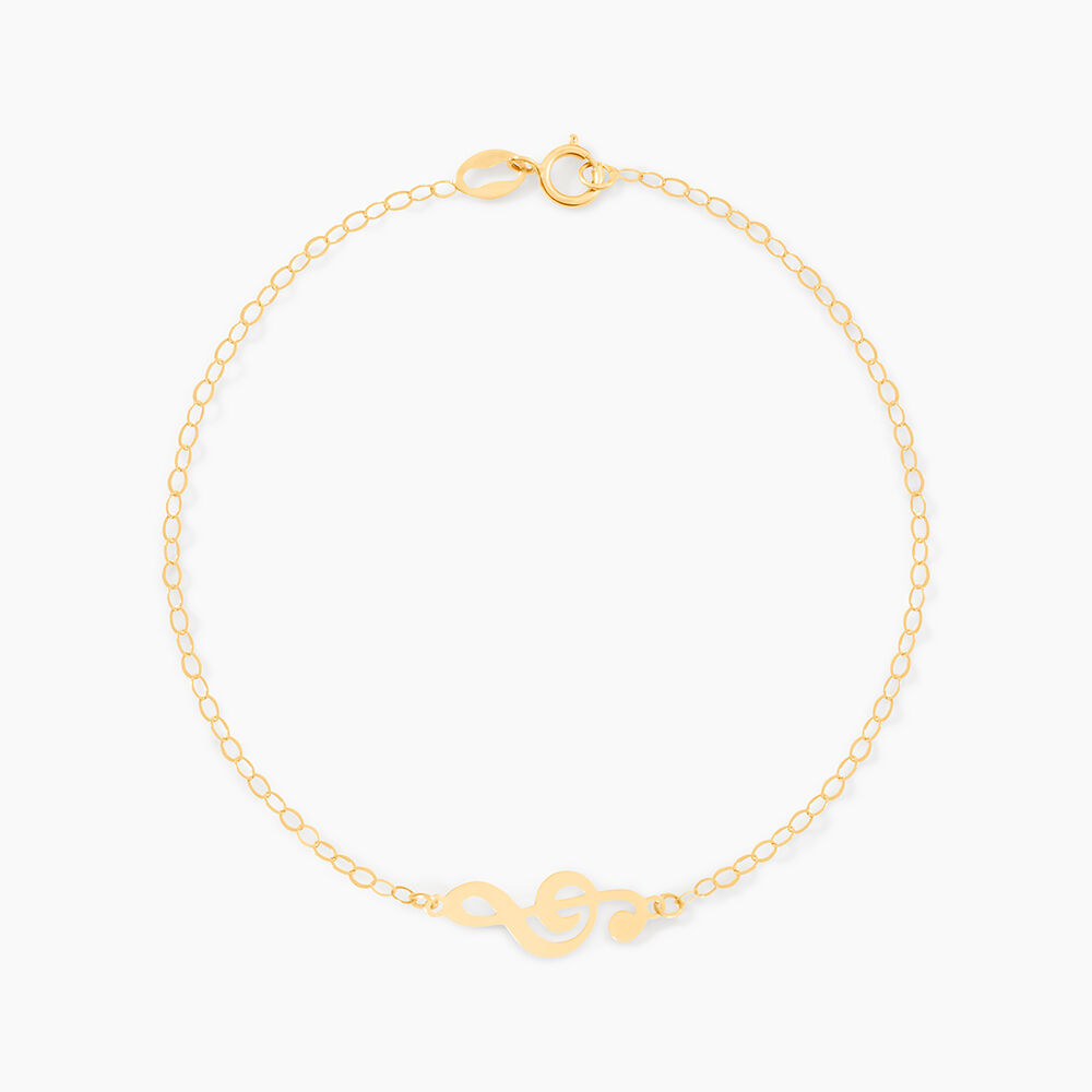 Bracelet Or Jaune Jamille - Bracelets cha&icirc;nes Femme | Marc Orian