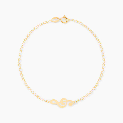 Bracelet Or Jaune Jamille - Bracelets cha&icirc;nes Femme | Marc Orian