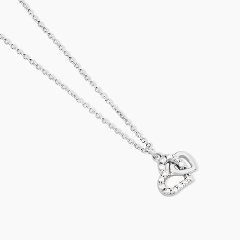 Collier Laugane Argent Blanc Oxyde De Zirconium - Nouveautés Femme | Marc Orian