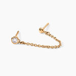 Bijoux D'oreille Unitaire Pendante Plaqu&eacute; Or Jaune Dofi Oxyde - Piercings d'oreilles Femme | Marc Orian
