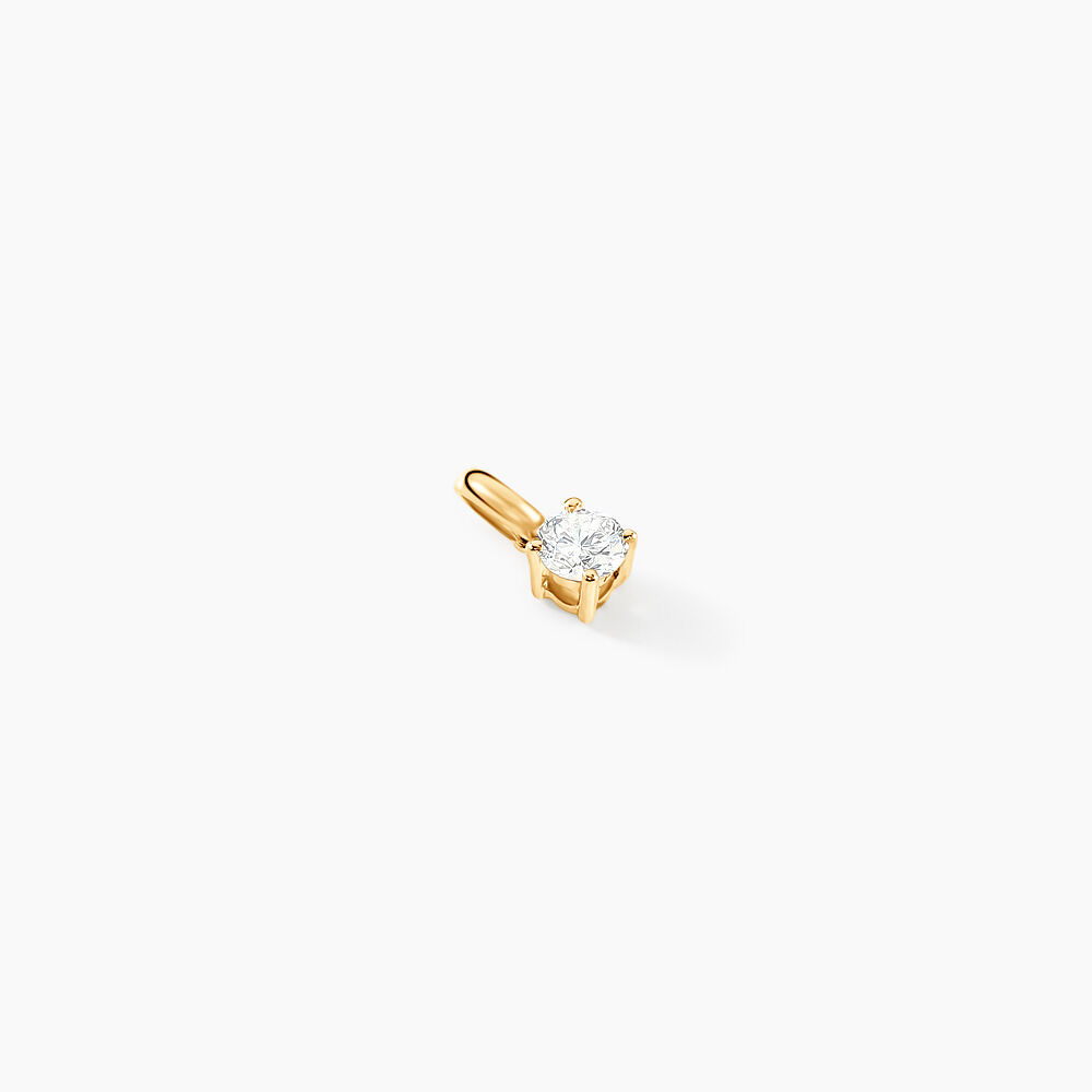 Pendentif One Or Jaune Diamant - Parures de mariage Femme | Marc Orian