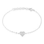 Bracelet Idan Argent Blanc Oxyde De Zirconium - Bracelets fantaisie Femme | Marc Orian