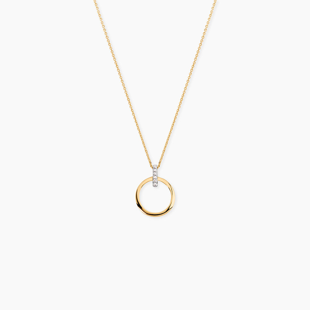 Collier Or Jaune Melissande Diamants - Colliers avec pierres Femme | Marc Orian