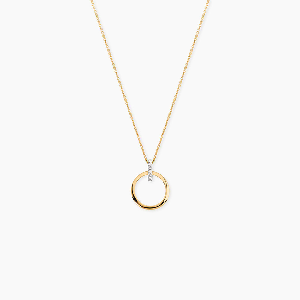 Collier Or Jaune Melissande Diamants - Colliers avec pierres Femme | Marc Orian