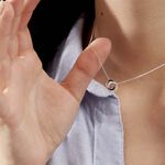 Collier Absolu Or Blanc Diamant - Colliers avec pierres Femme | Marc Orian
