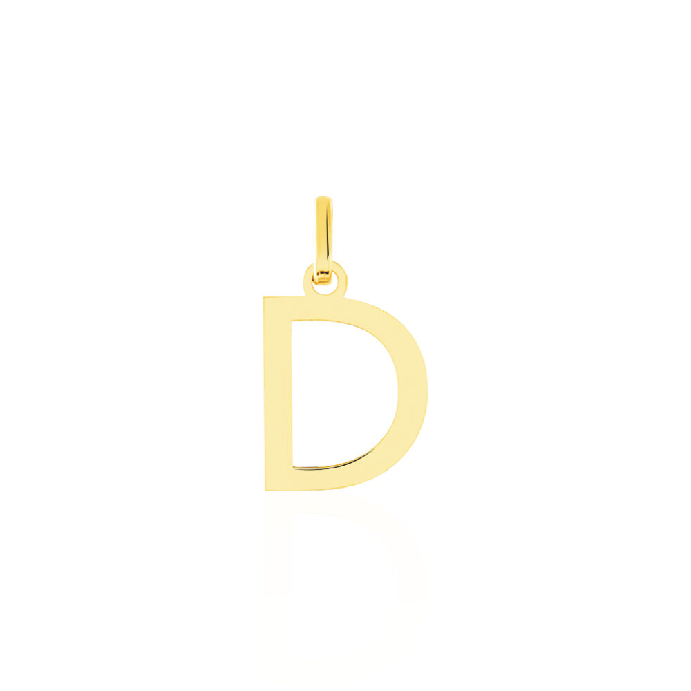 Pendentif Ionia Lettre Or Jaune - Pendentifs Famille | Marc Orian
