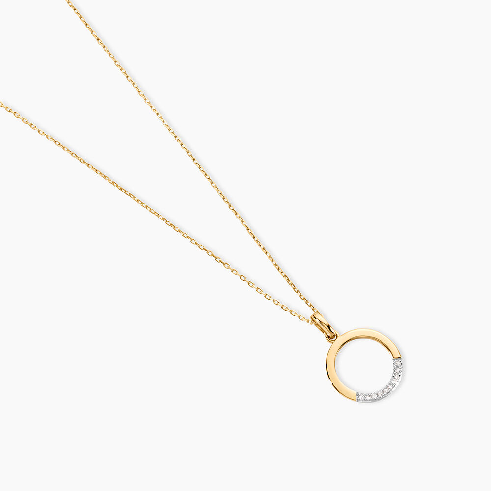 Collier Or Jaune Vahina Diamants - Colliers avec pierres Femme | Marc Orian