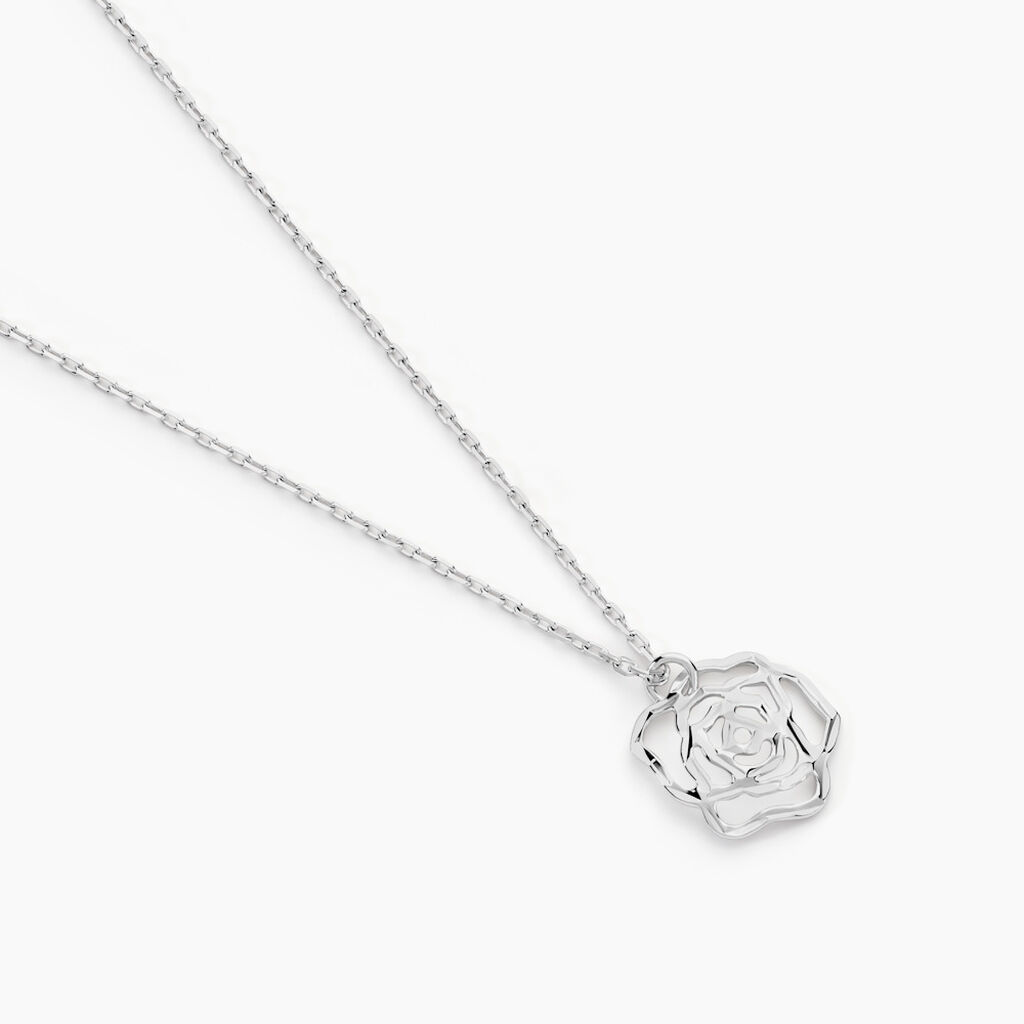 Collier Najatte Argent Blanc - Colliers fantaisie Femme | Marc Orian