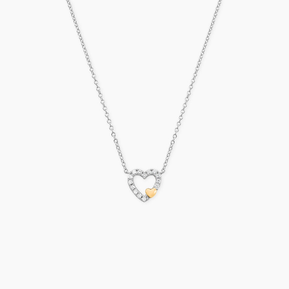 Collier Sorya Or Jaune Argent Blanc Oxyde De Zirconium - Colliers avec pierres Femme | Marc Orian