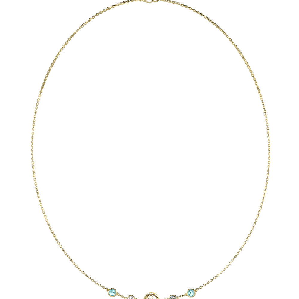 Collier Guess Petra Acier Jaune Oxyde De Zirconium - Colliers avec pierres Femme | Marc Orian