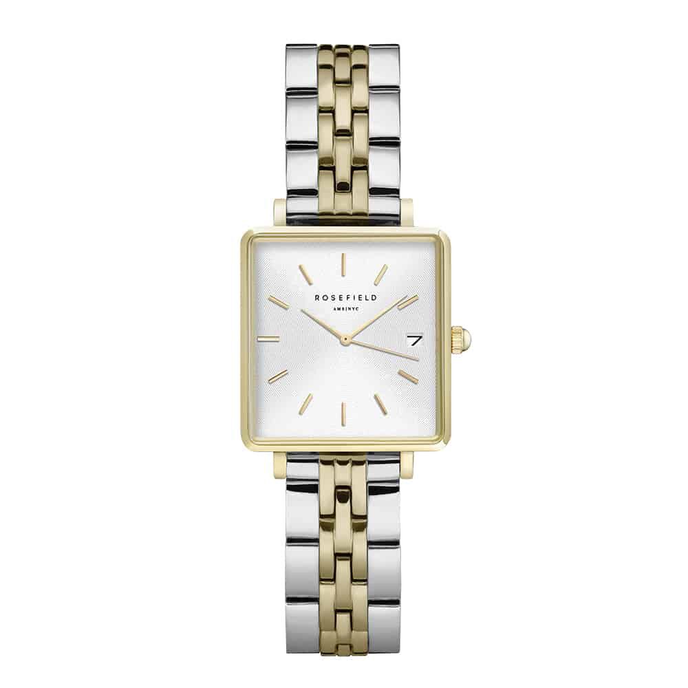 Montre Rosefield The Mini Boxy Blanc - Montres &eacute;tanches Femme | Marc Orian