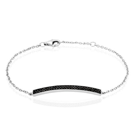 Bracelet Septima Argent Blanc Spinelle - Bracelets fantaisie Femme | Marc Orian