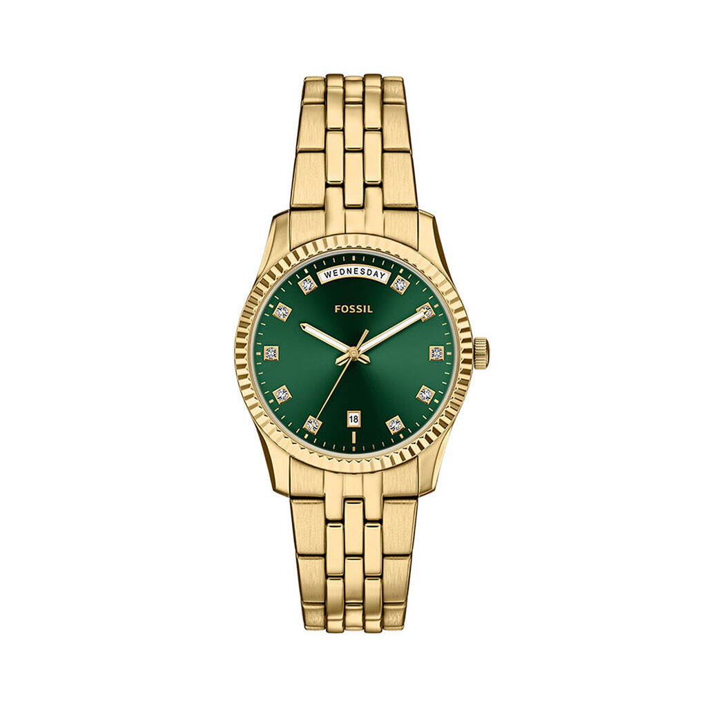 Montre Fossil Scarlette Vert - Montres &eacute;tanches Femme | Marc Orian