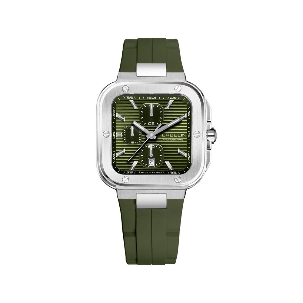 Montre Herbelin Cap Camarat Square Kaki - Montres étanches Homme | Marc Orian