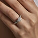 Bague Kate Or Blanc Diamant - Parures de mariage Femme | Marc Orian