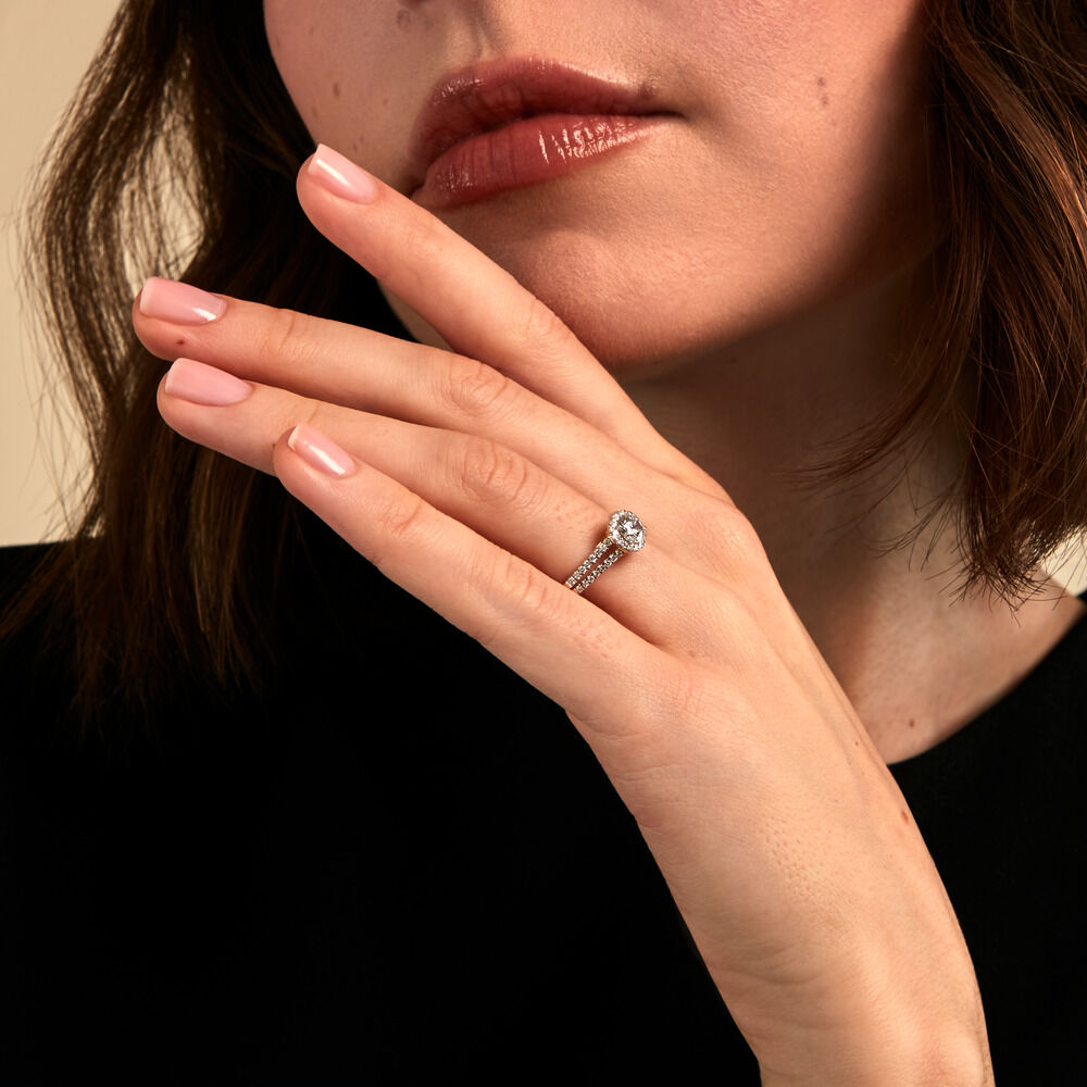 Bague Sosanna Ld Or Jaune Diamant Synth&eacute;tique - Solitaires Femme | Marc Orian