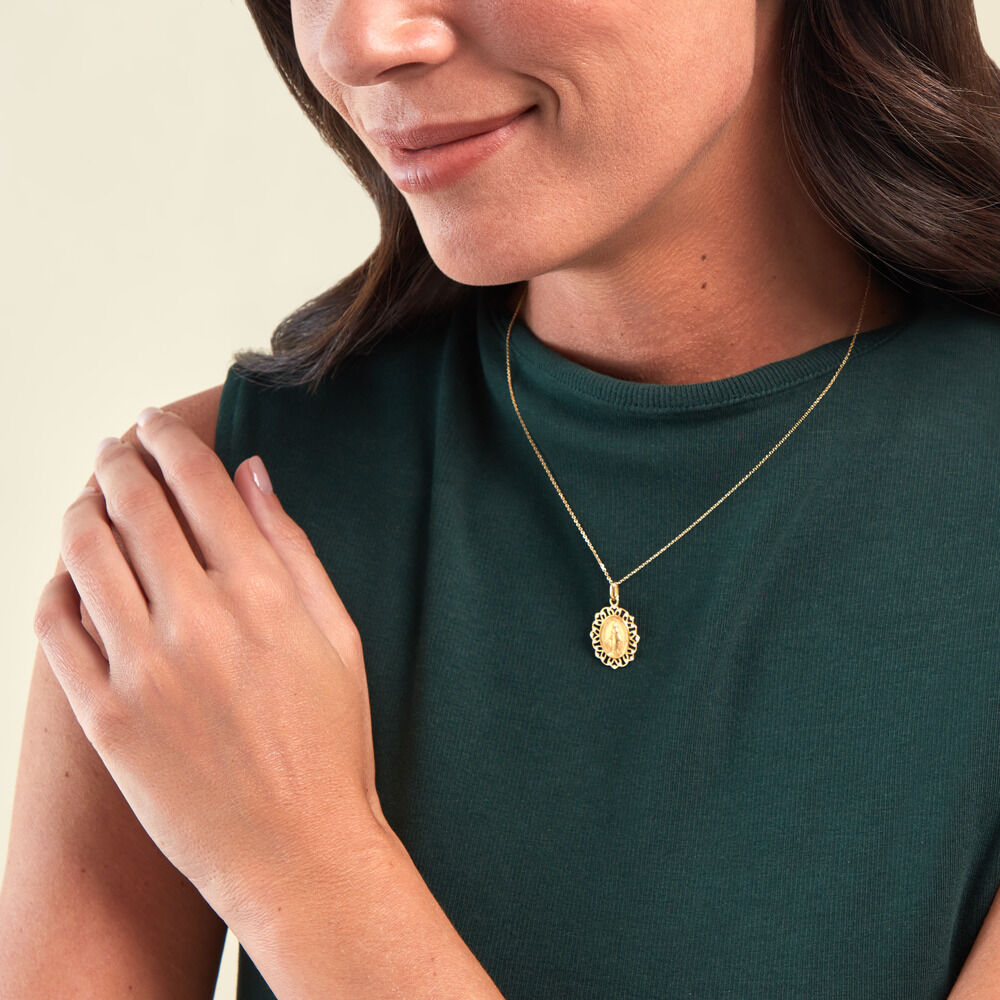 Pendentif Santeri Or Jaune - Médailles et médaillons Famille | Marc Orian
