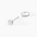 Boucles D'oreilles Puces Aphrodite Or Blanc Diamant - Puces Famille | Marc Orian