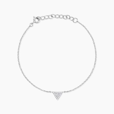 Bracelet Cassandre Argent Blanc Oxyde De Zirconium - Bracelets fantaisie Femme | Marc Orian