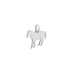 Pendentif Eitan Argent Blanc - Bijoux fantaisie Famille | Marc Orian