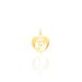 Pendentif Eudocie Coeur Lettre Or Jaune - Pendentifs Famille | Marc Orian
