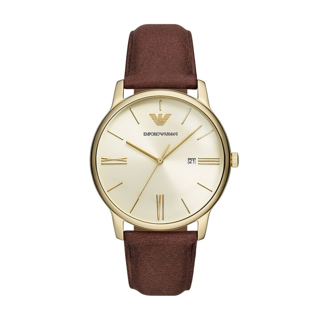 Montre Emporio Armani Dor&eacute; - Montres &eacute;tanches Homme | Marc Orian