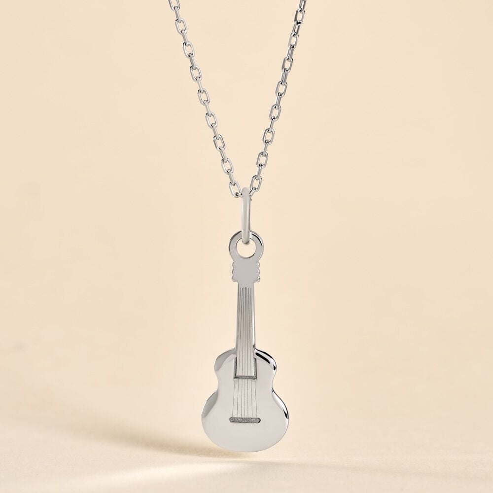 Pendentif Paoli Argent Blanc - Bijoux fantaisie Famille | Marc Orian