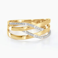 Bague Joassine Or Jaune Diamant