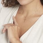 Pendentif Alyssa Croix Or Jaune - Pendentifs Femme | Marc Orian