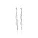 Boucles D'oreilles Pendantes Argent Blanc Osama - Pendantes Femme | Marc Orian