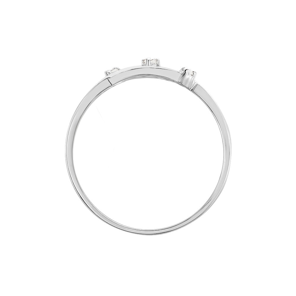 Bague Marnie Or Blanc Diamant - Bagues fiançailles Femme | Marc Orian