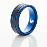 Bague Jourdan Homme Bada Tungstene Noir - Bagues grosses Homme | Marc Orian