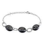 Bracelet Hattie Argent Blanc C&eacute;ramique Et Oxyde De Zirconium - Bracelets fantaisie Femme | Marc Orian