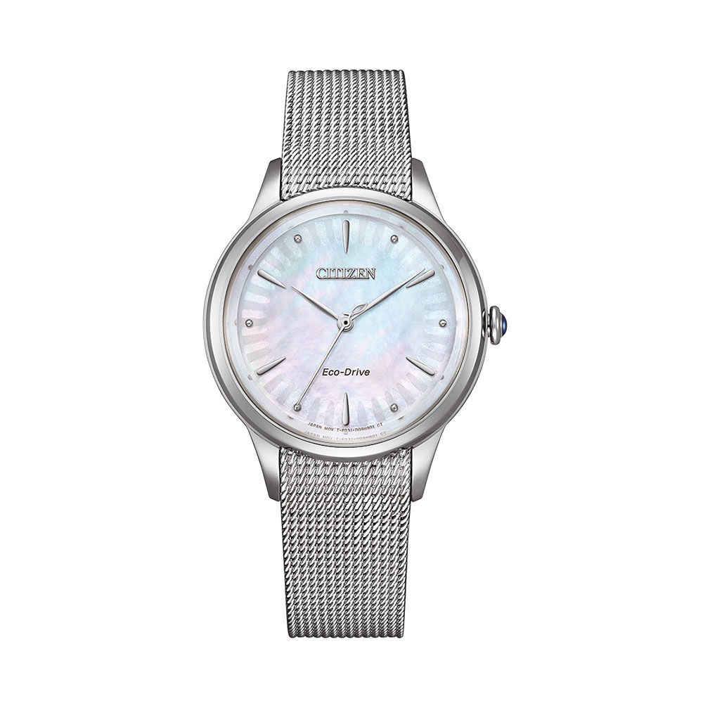 Montre Citizen L Nacre Blanche - Montres étanches Femme | Marc Orian