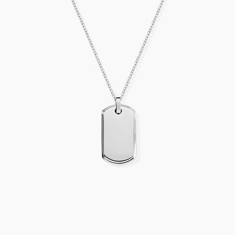 Collier Eutrope Acier Blanc - Colliers fantaisie Homme | Marc Orian