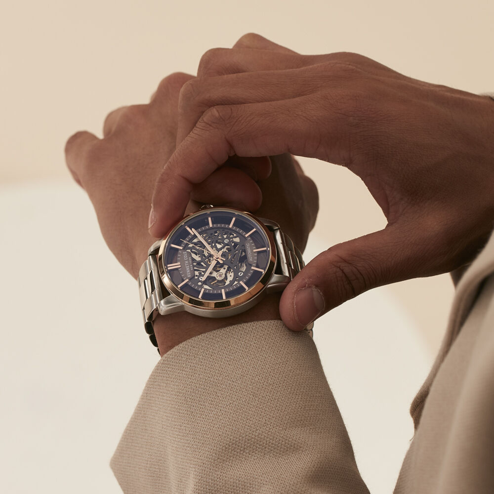 Montre Kenneth Cole Automatic Argenté - Montres automatiques Homme | Marc Orian